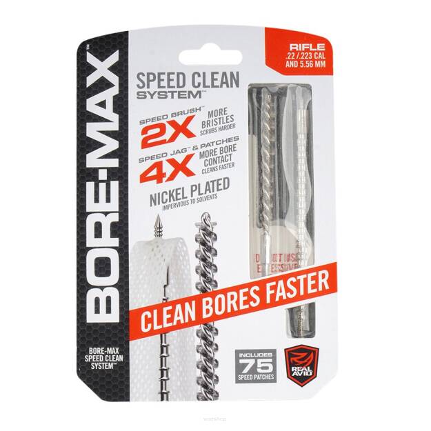 REAL AVID - zestaw szczotek Bore-Max Speed kal.9mm