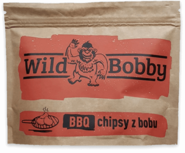 Czipsy z bobu Wild Bobby BBQ 100g