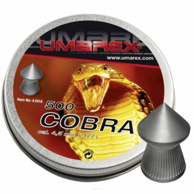 Śrut Diablo Umarex Cobra Pointed Ribbed 4,5mm/500